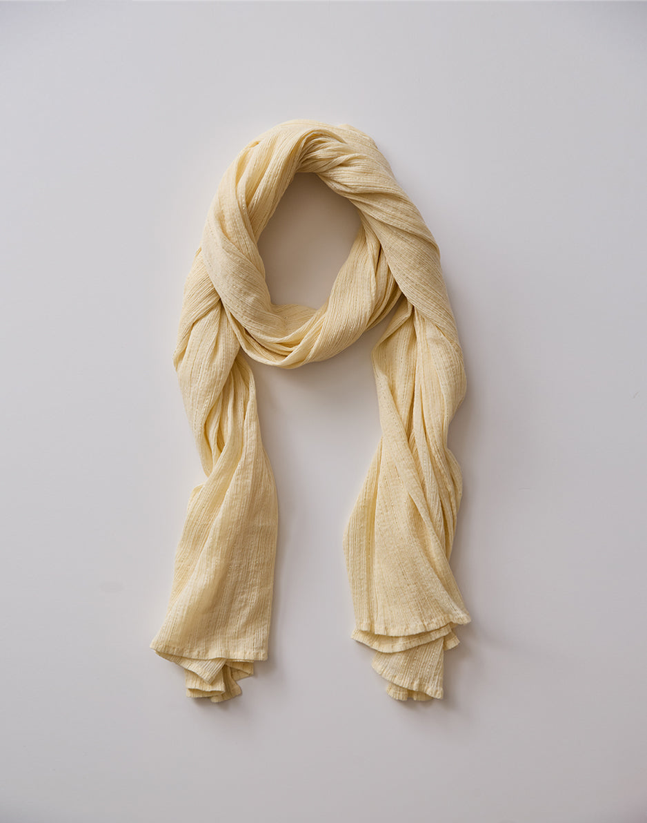 Dylan Gauze Sarong: Birch Lurex
