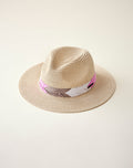 Farrah Packable Hat: Light Khaki