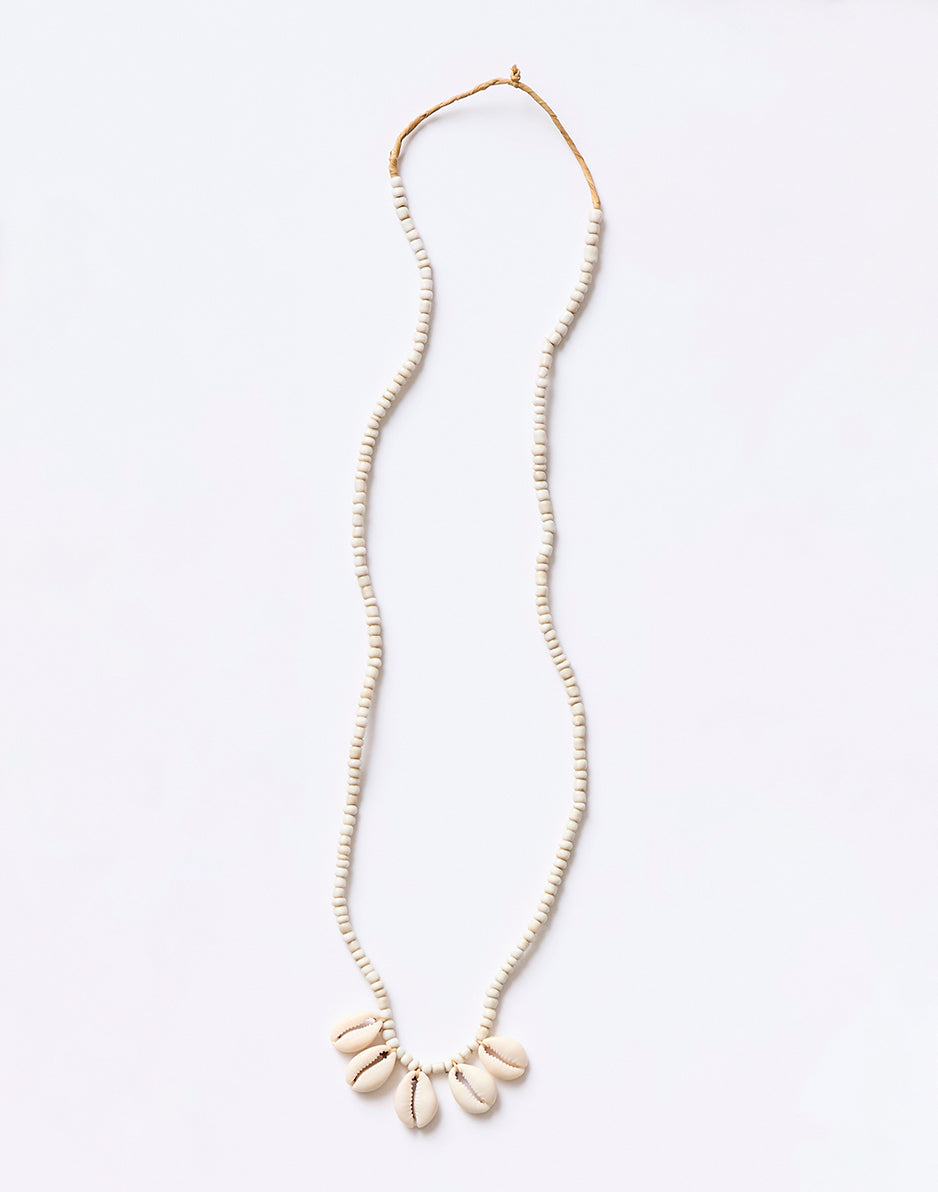 Cowrie Layer Necklace Set: Multi