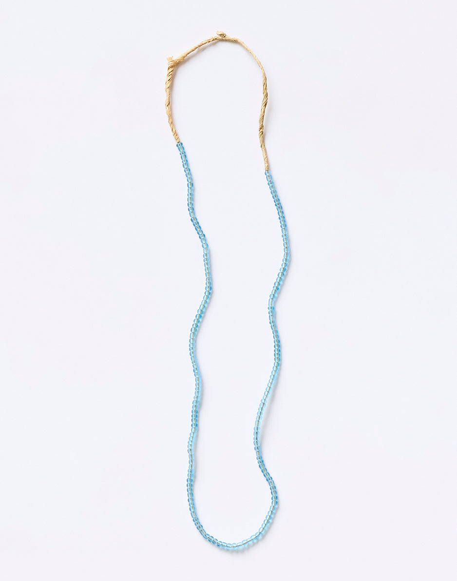 Blue Beaded Necklace: Blue