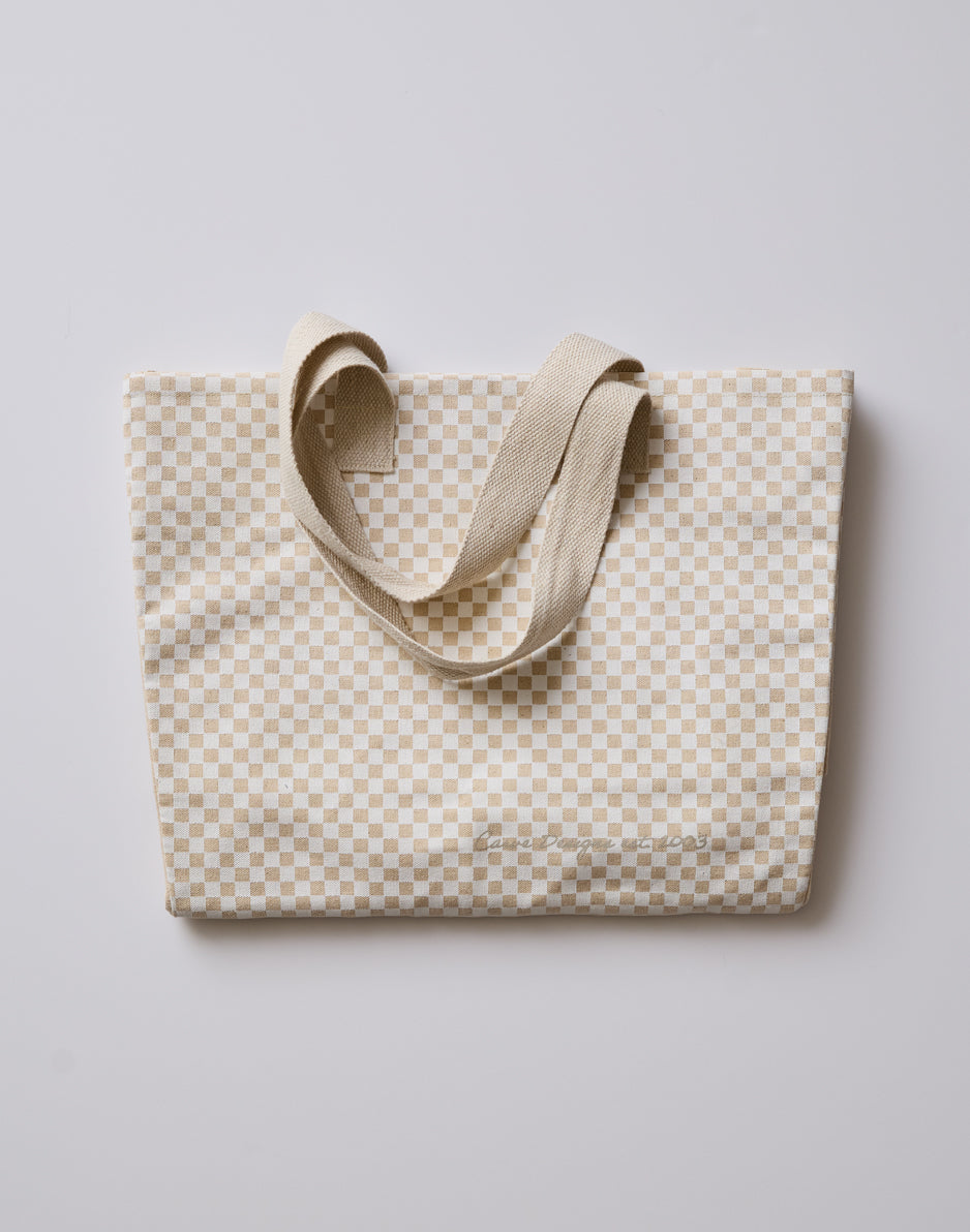 Cotton Tote: Check