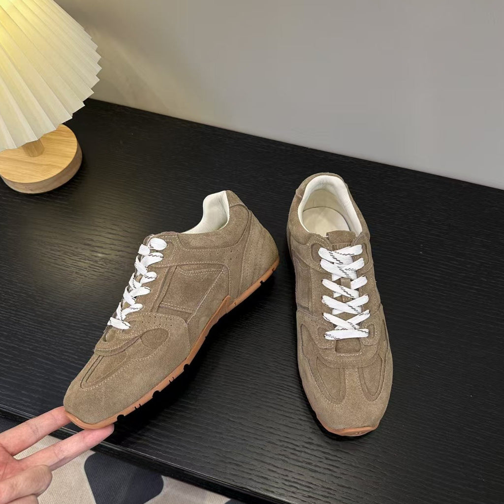 Alohas Tb 56 Sneakers Khaki Suede Women Low