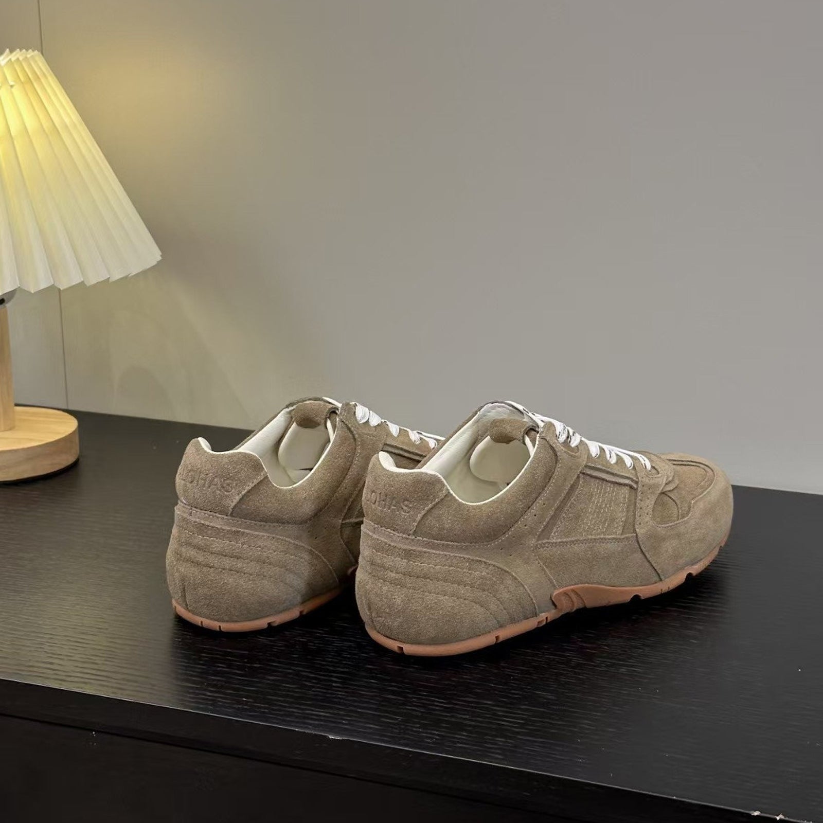 Alohas Tb 56 Sneakers Khaki Suede Women Low