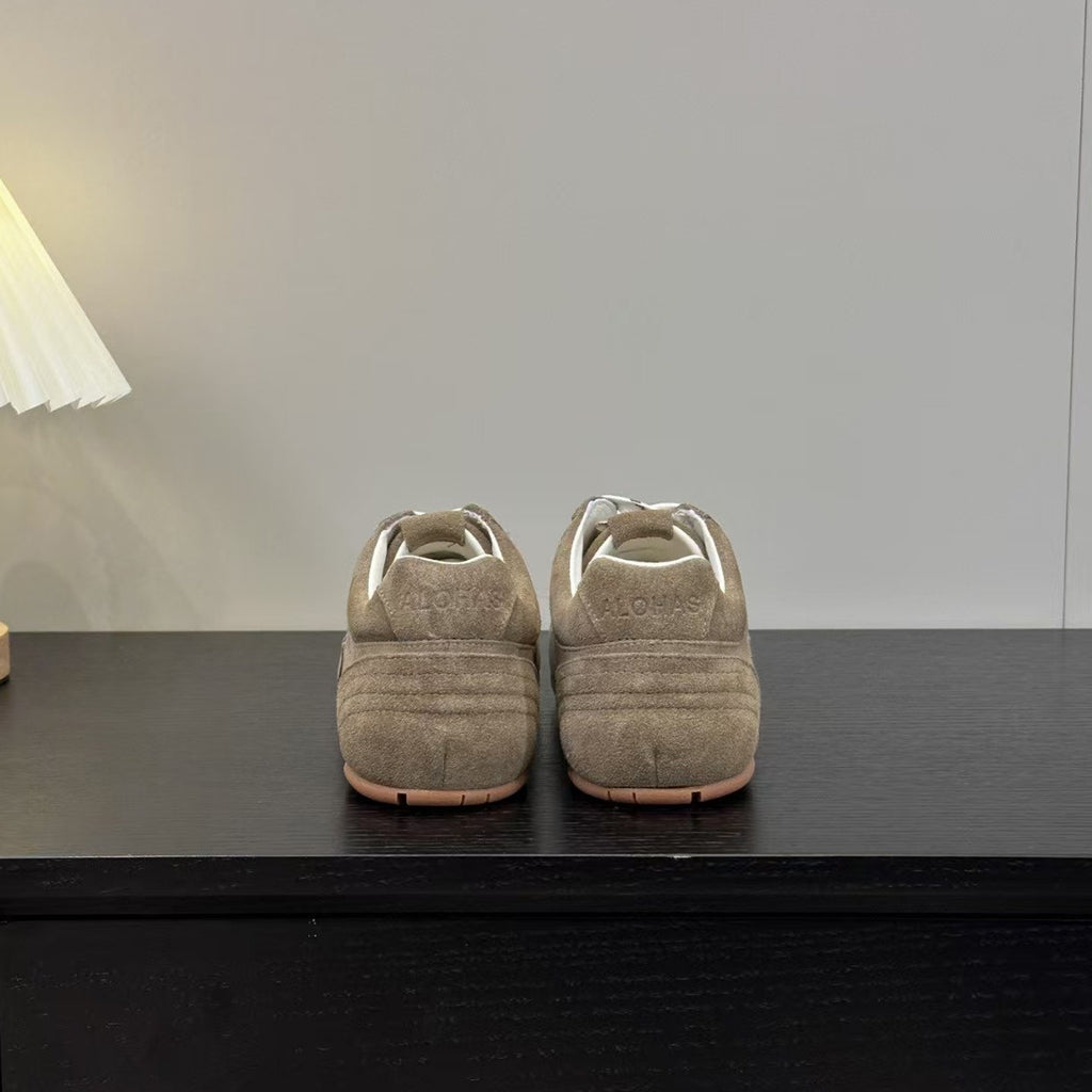 Alohas Tb 56 Sneakers Khaki Suede Women Low