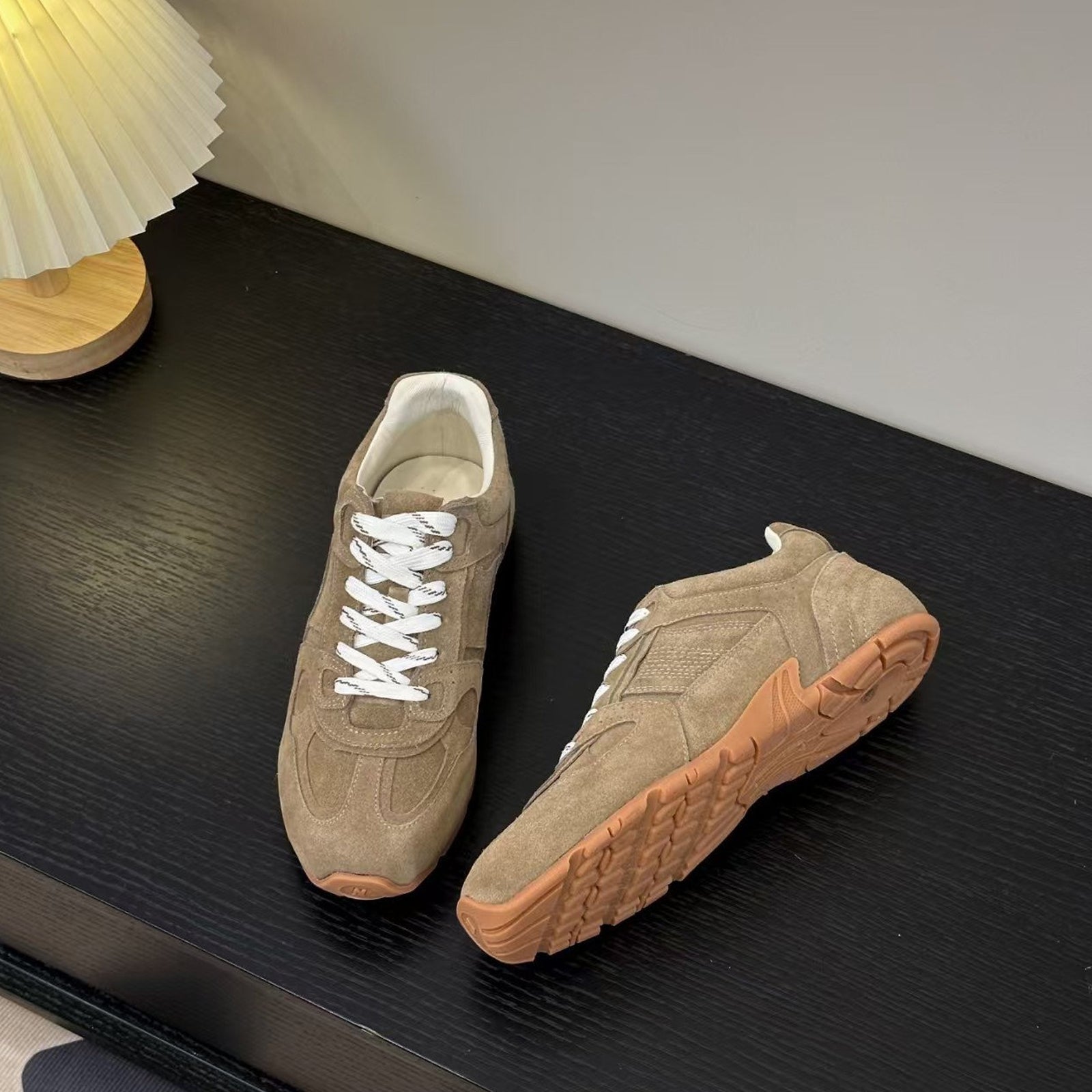 Alohas Tb 56 Sneakers Khaki Suede Women Low