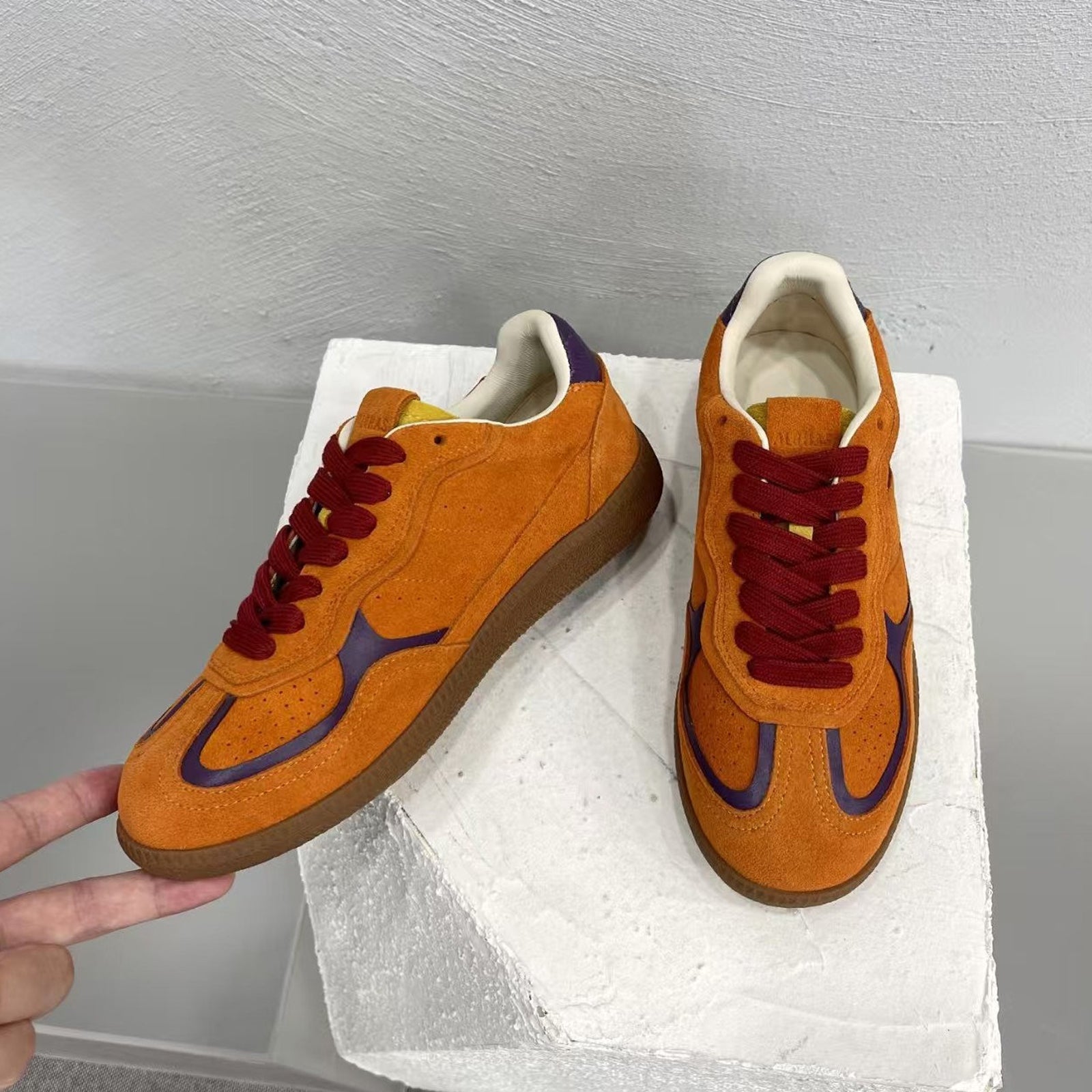 Alohas Tb490 Rife Sneakers Orange Suede