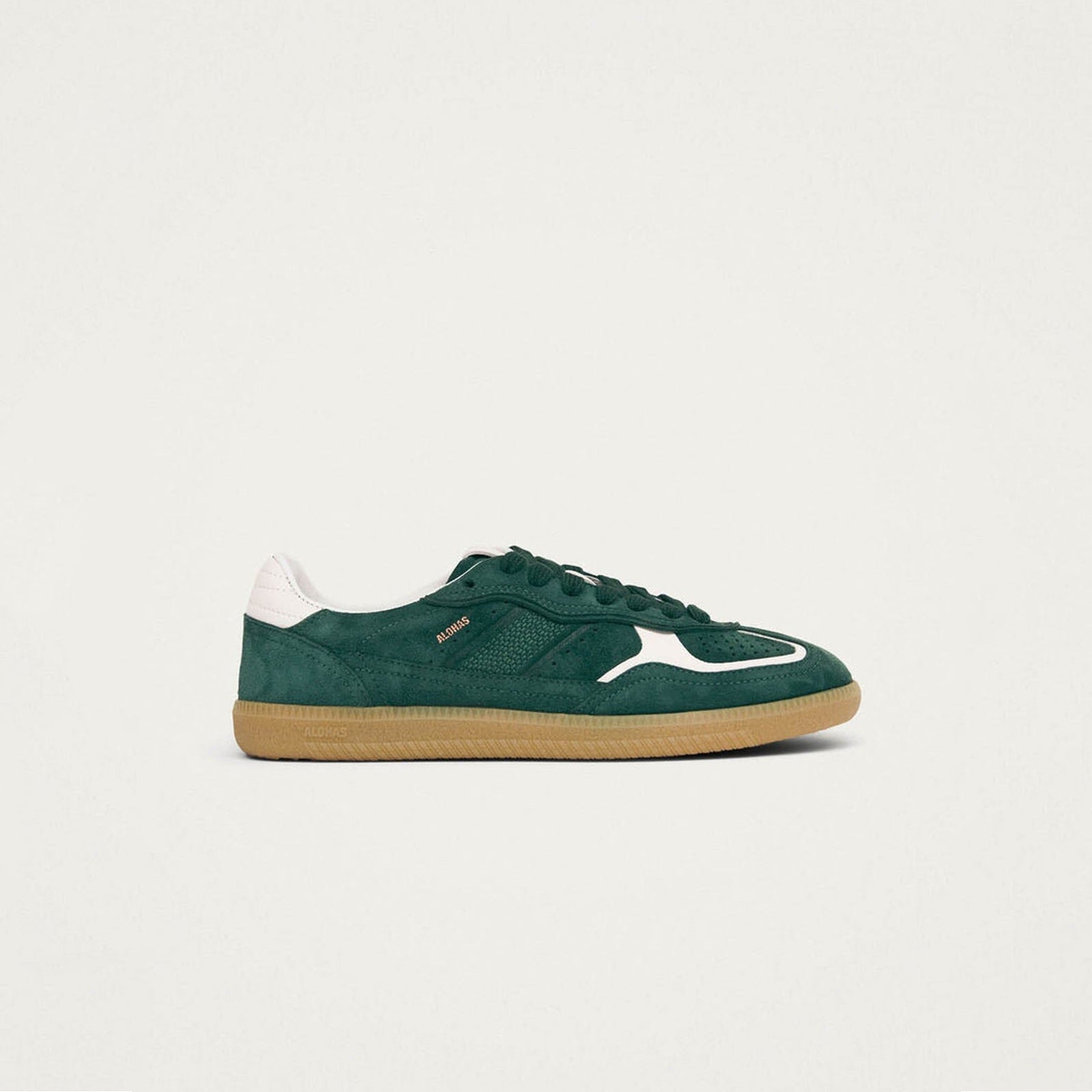 Tb.490 Rife Forest Green Leather Sneakers