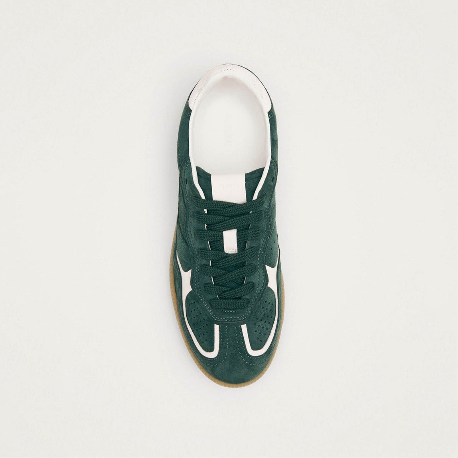 Tb.490 Rife Forest Green Leather Sneakers