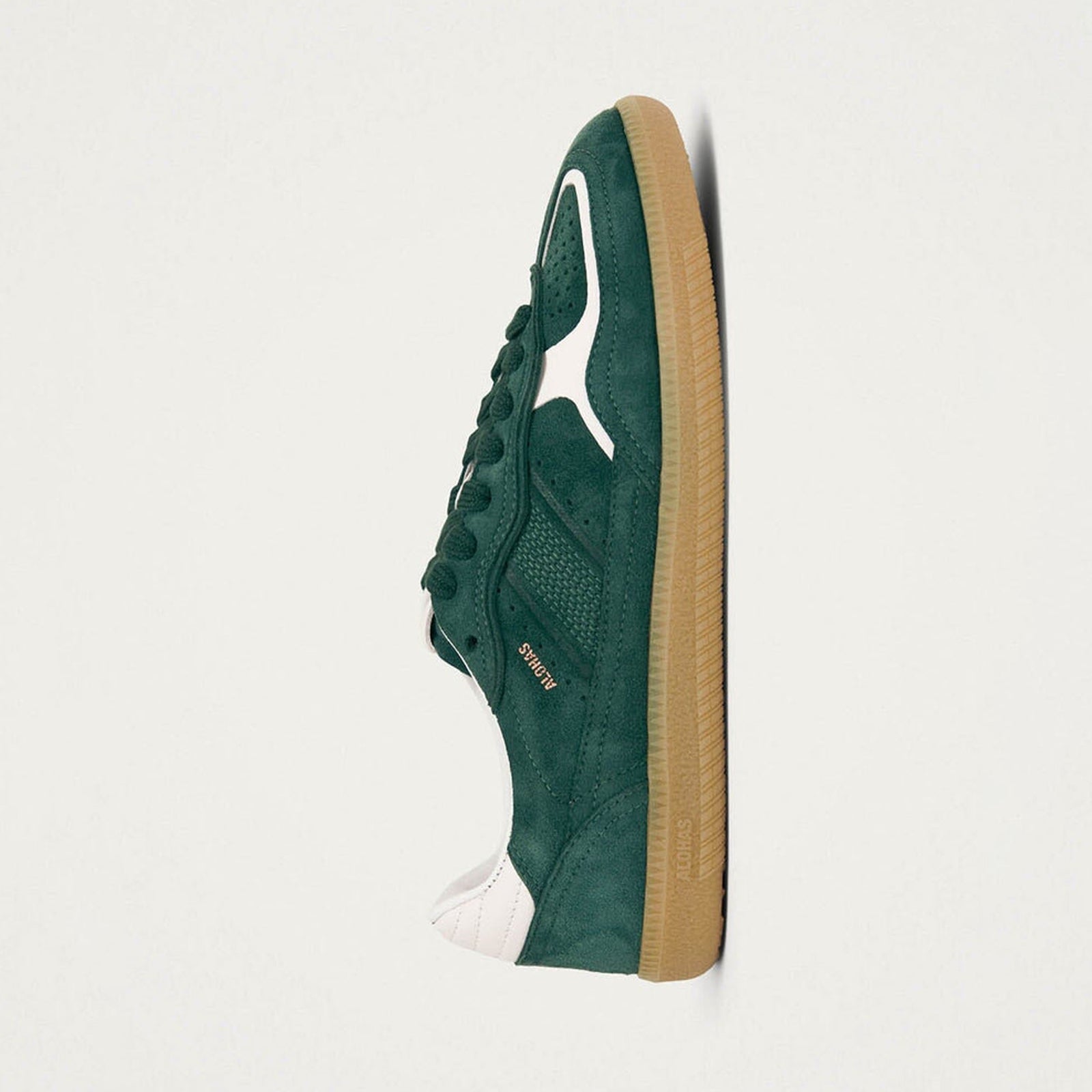 Tb.490 Rife Forest Green Leather Sneakers